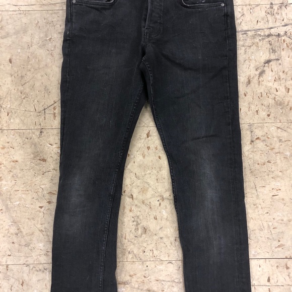 Allsaints Black Denim Cigarette. Worn once. - Picture 2 of 3